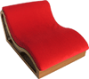 Red Open Side Eco-Lounger